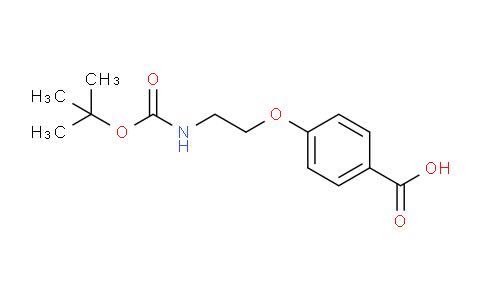 CAS No. 168892-66-8, 4-(2-((tert-Butoxycarbonyl)amino)ethoxy)benzoic acid