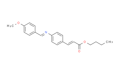 CAS No. 16833-17-3, Butyl 3-(4-((4-methoxybenzylidene)amino)phenyl)acrylate