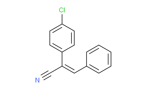 CAS No. 16610-81-4, (E)-2-(4-Chlorophenyl)-3-phenylacrylonitrile