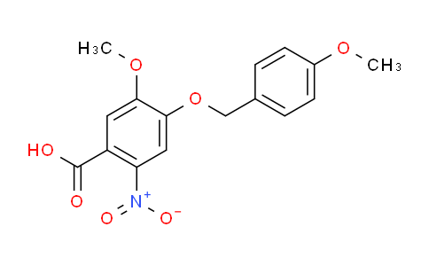 CAS No. 1643979-88-7, 5-Methoxy-4-(4-methoxy-benzyloxy)-2-nitro-benzoic acid