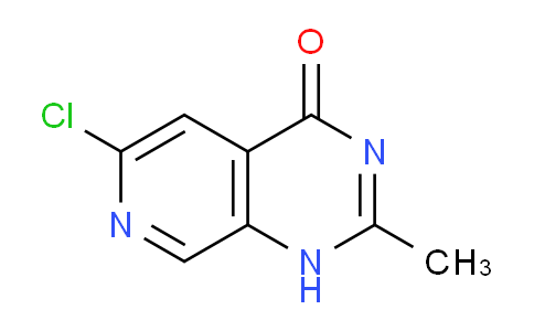 CAS No. 1637671-24-9, 6-Chloro-2-methylpyrido[3,4-d]pyrimidin-4(1H)-one