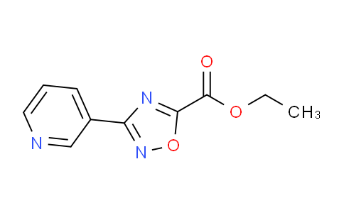 CAS No. 163719-72-0, Ethyl 3-(pyridin-3-yl)-1,2,4-oxadiazole-5-carboxylate