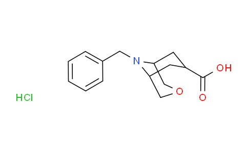 CAS No. 1630906-39-6, 9-Benzyl-3-oxa-9-azabicyclo[3.3.1]nonane-7-carboxylic acid hydrochloride