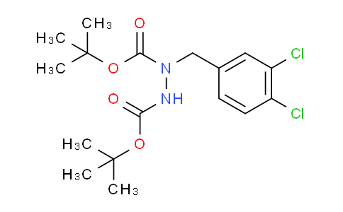 CAS No. 1624262-65-2, Di-tert-butyl 1-(3,4-dichlorobenzyl)hydrazine-1,2-dicarboxylate