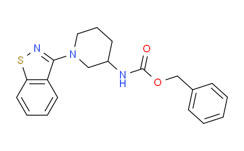 CAS No. 1624262-03-8, Benzyl (1-(benzo[d]isothiazol-3-yl)piperidin-3-yl)carbamate