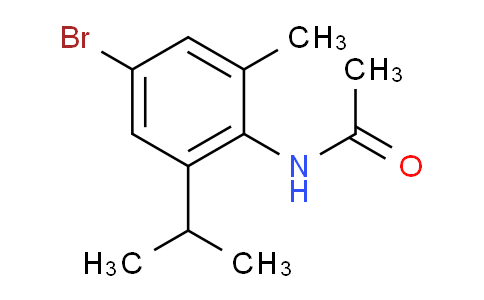 CAS No. 1624261-96-6, N-(4-Bromo-2-isopropyl-6-methylphenyl)acetamide