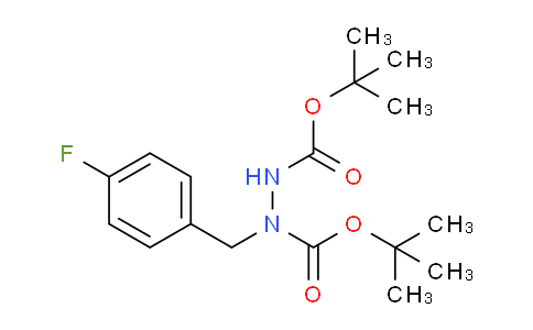 CAS No. 1624260-81-6, Di-tert-butyl 1-(4-fluorobenzyl)hydrazine-1,2-dicarboxylate