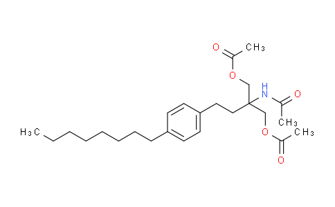 CAS No. 162358-09-0, 2-Acetamido-2-(4-octylphenethyl)propane-1,3-diyl diacetate