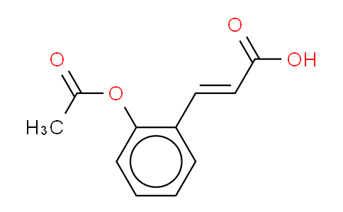 CAS No. 16189-10-9, 2-Propenoic acid,3-[2-(acetyloxy)phenyl]-, (2E)-