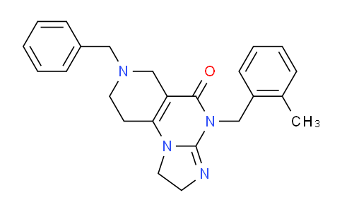 CAS No. 1616632-77-9, 7-Benzyl-4-(2-methylbenzyl)-1,2,6,7,8,9-hexahydroimidazo[1,2-a]pyrido[3,4-e]pyrimidin-5(4H)-one