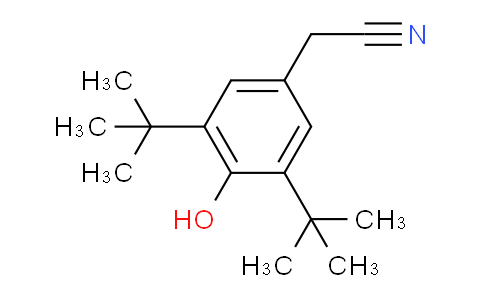 CAS No. 1611-07-0, 2-(3,5-Di-tert-butyl-4-hydroxyphenyl)acetonitrile