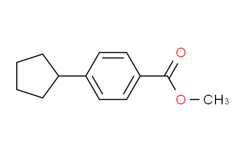 CAS No. 160598-47-0, Methyl 4-cyclopentylbenzoate