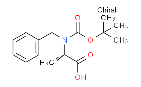 CAS No. 159999-80-1, (S)-2-(Benzyl(tert-butoxycarbonyl)amino)propanoic acid