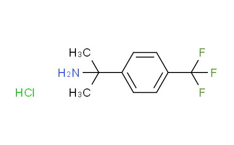 CAS No. 15996-89-1, 2-(4-(Trifluoromethyl)phenyl)propan-2-amine hydrochloride