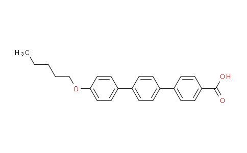 CAS No. 158938-08-0, 4''-(pentyloxy)-[1,1':4',1''-Terphenyl]-4-carboxylic acid