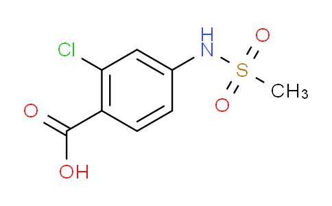 CAS No. 158579-73-8, 2-Chloro-4-(methylsulfonamido)benzoic acid
