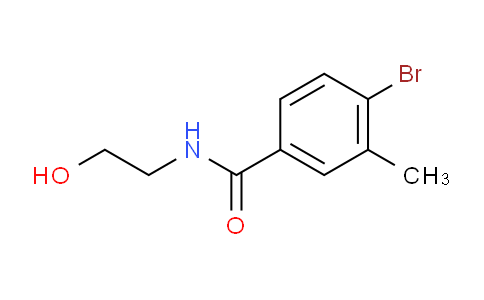 CAS No. 157672-18-9, 4-Bromo-N-(2-hydroxyethyl)-3-methylbenzamide