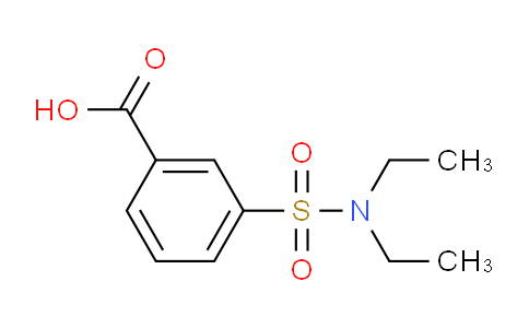 CAS No. 1576-46-1, 3-(N,N-Diethylsulfamoyl)benzoic acid