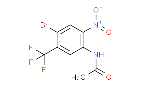CAS No. 157554-76-2, N-(4-Bromo-2-nitro-5-(trifluoromethyl)phenyl)acetamide
