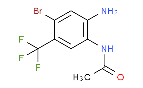 CAS No. 157554-73-9, N-[2-Amino-4-bromo-5-(trifluoromethyl)phenyl]-acetamide