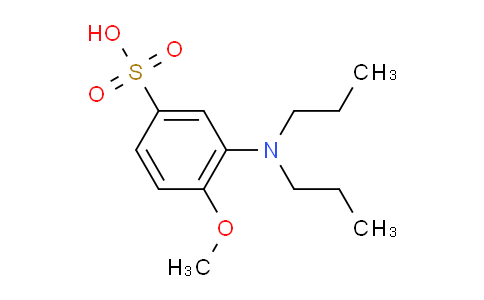 CAS No. 153086-37-4, 3-(Dipropylamino)-4-methoxybenzenesulfonic acid