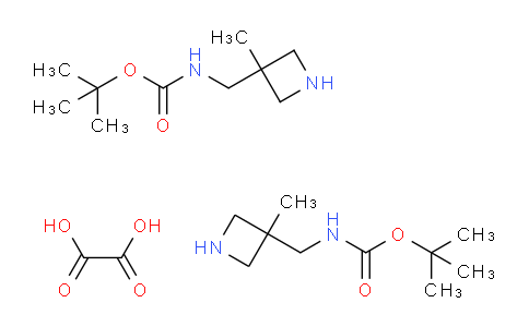 CAS No. 1523572-03-3, tert-Butyl ((3-methylazetidin-3-yl)methyl)carbamate oxalate(2:1)