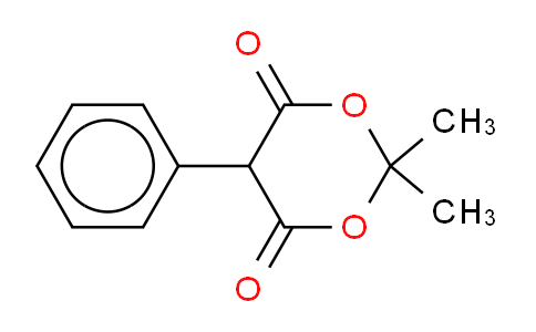 CAS No. 15231-78-4, 1,3-Dioxane-4,6-dione,2,2-dimethyl-5-phenyl-
