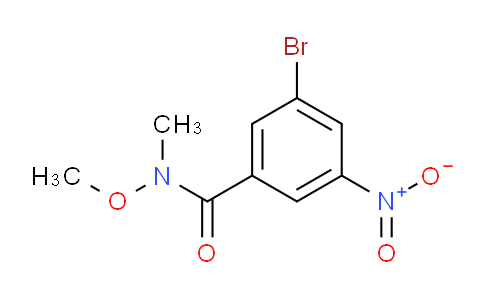CAS No. 1519917-98-6, 3-Bromo-N-methoxy-N-methyl-5-nitrobenzamide