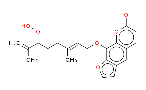 CAS No. 151121-39-0, 8-(6-Hydroperoxy-3,7-dimethyl-2,7-octadienyloxy)psoralen
