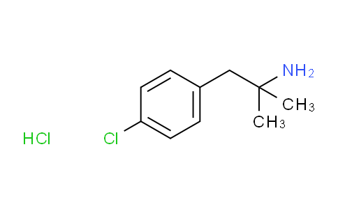 CAS No. 151-06-4, 1-(4-Chlorophenyl)-2-methylpropan-2-amine hydrochloride