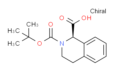 CAS No. 151004-96-5, (R)-2-(tert-Butoxycarbonyl)-1,2,3,4-tetrahydroisoquinoline-1-carboxylic acid