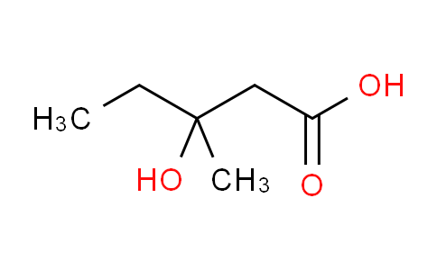 CAS No. 150-96-9, 3-Hydroxy-3-methylpentanoic acid