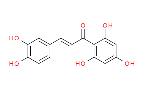 CAS No. 14917-41-0, (E)-3-(3,4-Dihydroxyphenyl)-1-(2,4,6-trihydroxyphenyl)prop-2-en-1-one