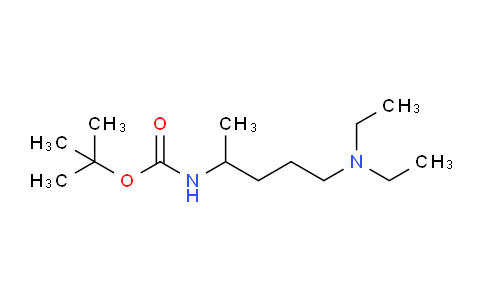 CAS No. 1480004-00-9, tert-Butyl (5-(diethylamino)pentan-2-yl)carbamate