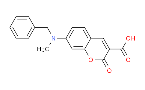 CAS No. 1472624-85-3, 7-(Benzyl(methyl)amino)-2-oxo-2H-chromene-3-carboxylic acid