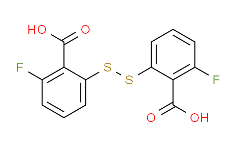 CAS No. 147027-64-3, 6,6'-Disulfanediylbis(2-fluorobenzoic acid)