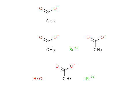 CAS No. 14692-29-6, Strontium acetate hemihydrate