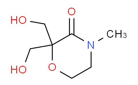CAS No. 1456821-63-8, 2,2-Bis(hydroxymethyl)-4-methylmorpholin-3-one