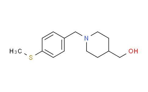 CAS No. 1455249-03-2, (1-(4-(Methylthio)benzyl)piperidin-4-yl)methanol