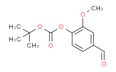 CAS No. 145361-91-7, tert-butyl 4-formyl-2-methoxyphenyl carbonate
