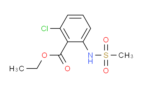 CAS No. 1447213-80-0, Ethyl 2-Chloro-6-(methylsulfonamido)benzoate