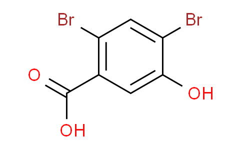 CAS No. 14348-39-1, 2,4-Dibromo-5-hydroxybenzoic acid