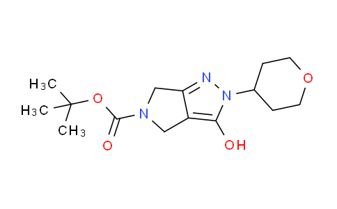 CAS No. 1434128-61-6, 5-Boc-3-hydroxy-2-(tetrahydropyran-4-yl)-2,4,5,6-tetrahydropyrrolo[3,4-c]pyrazole