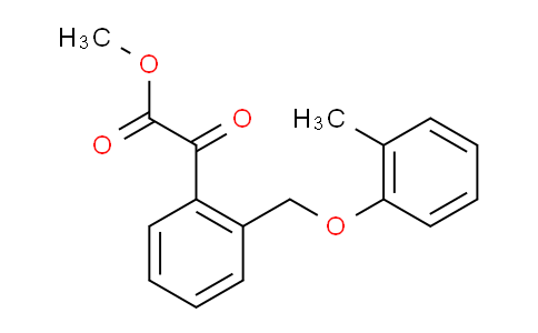 CAS No. 143211-10-3, Methyl 2-oxo-2-(2-((o-tolyloxy)methyl)phenyl)acetate