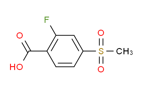 CAS No. 142994-04-5, 2-Fluoro-4-(methylsulfonyl)benzoic acid