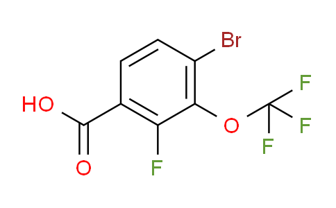 CAS No. 1419075-83-4, 4-Bromo-2-fluoro-3-(trifluoromethoxy)benzoic acid
