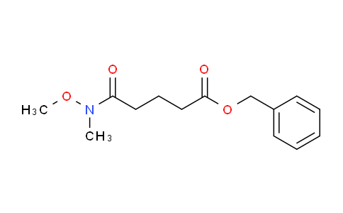 CAS No. 1418117-77-7, Benzyl 5-(methoxy(methyl)amino)-5-oxopentanoate