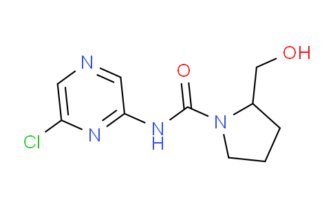 CAS No. 1417794-06-9, N-(6-Chloropyrazin-2-yl)-2-(hydroxymethyl)pyrrolidine-1-carboxamide