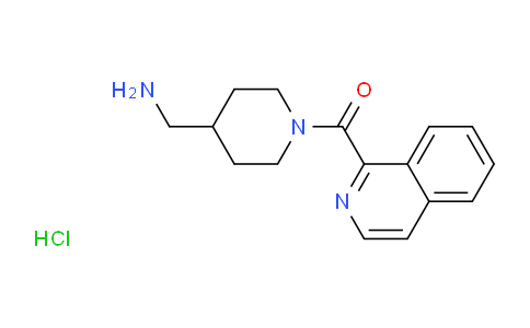 CAS No. 1417793-37-3, (4-(Aminomethyl)piperidin-1-yl)(isoquinolin-1-yl)methanone hydrochloride