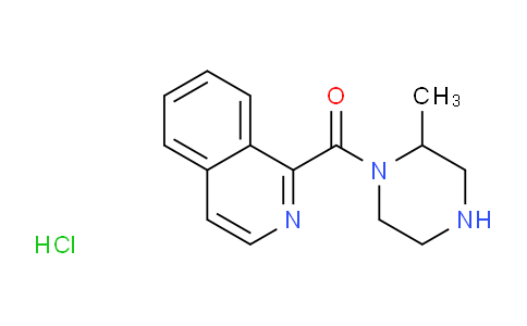 CAS No. 1417793-27-1, Isoquinolin-1-yl(2-methylpiperazin-1-yl)methanone hydrochloride